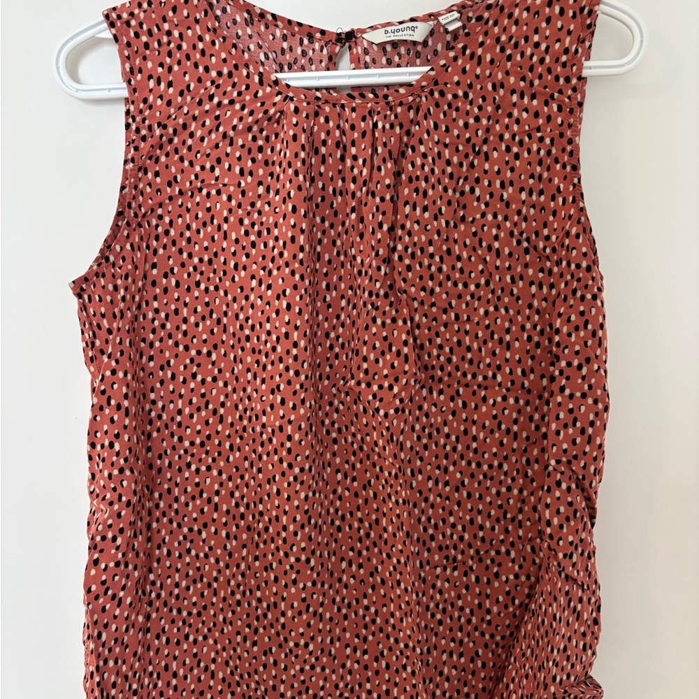 B.Young Rust Polka Dot Sleeveless Camisole size EUR 40